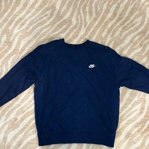Nike Men's Dark Blue Crewneck Sweater